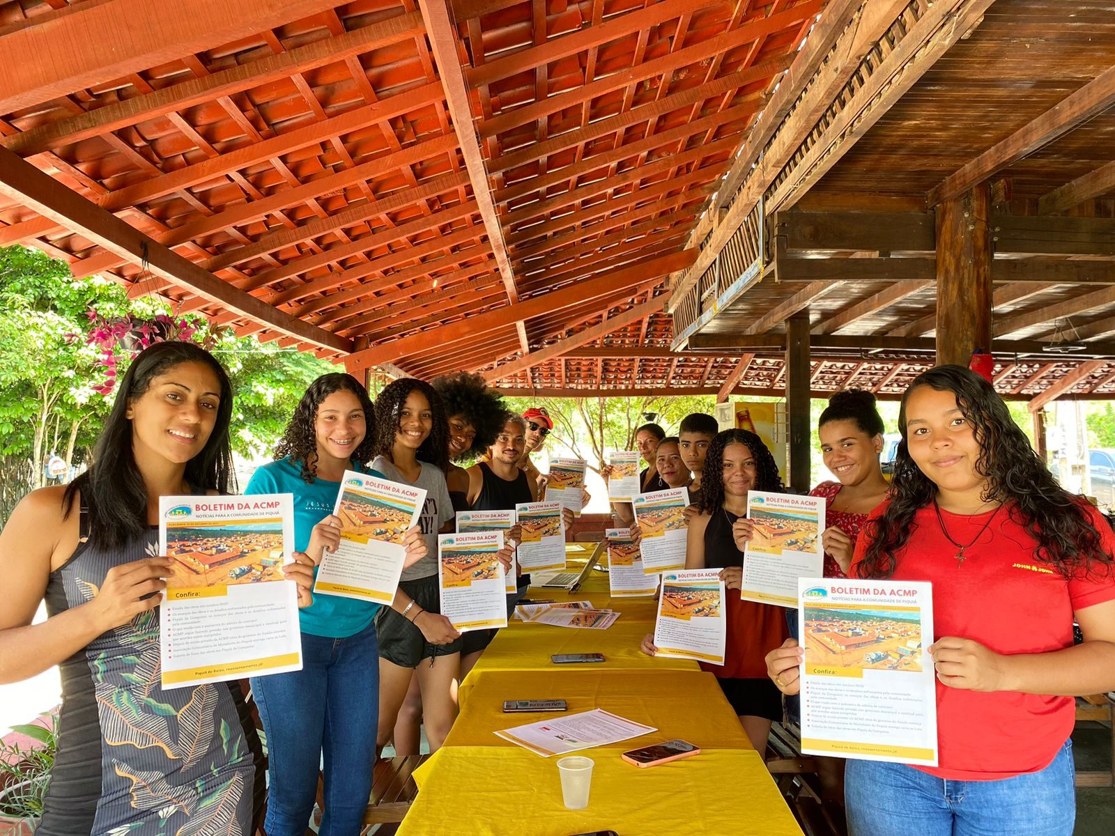 Encontro de avaliação de comunicadores e comunicadoras populares de Piquiá, realizado em Piquiá de Baixo (2023)
