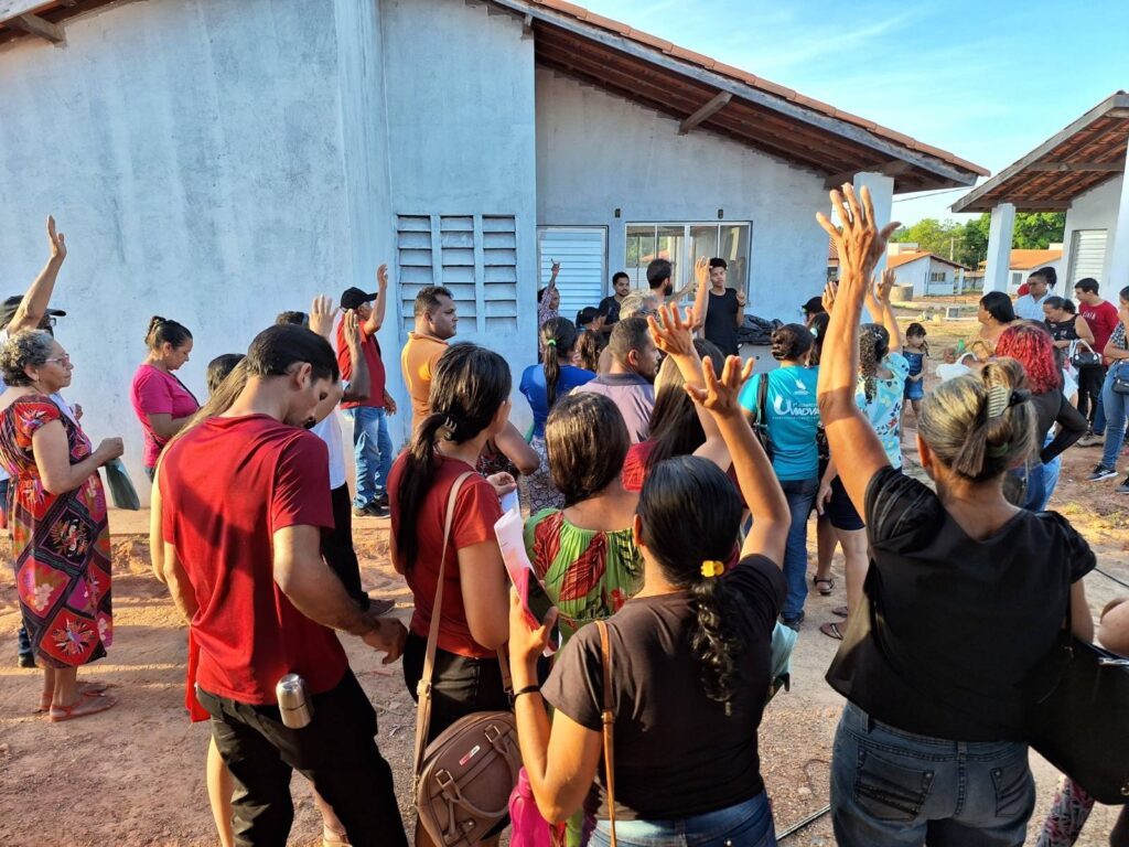 Votação para escolha dos acabamentos das casas em Piquiá da Conquista (2023). Foto: José Carlos Almeida
