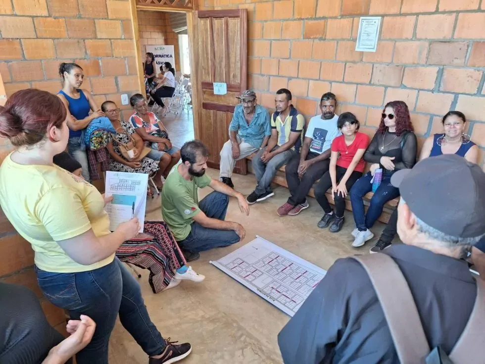 Votação para escolha dos nomes das ruas em Piquiá da Conquista (2023). Foto: José Carlos Almeida